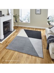 Marpole Grey Black Rug - Thumbnail - 2