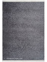 Peri Damask Graphite Rug - Thumbnail - 7