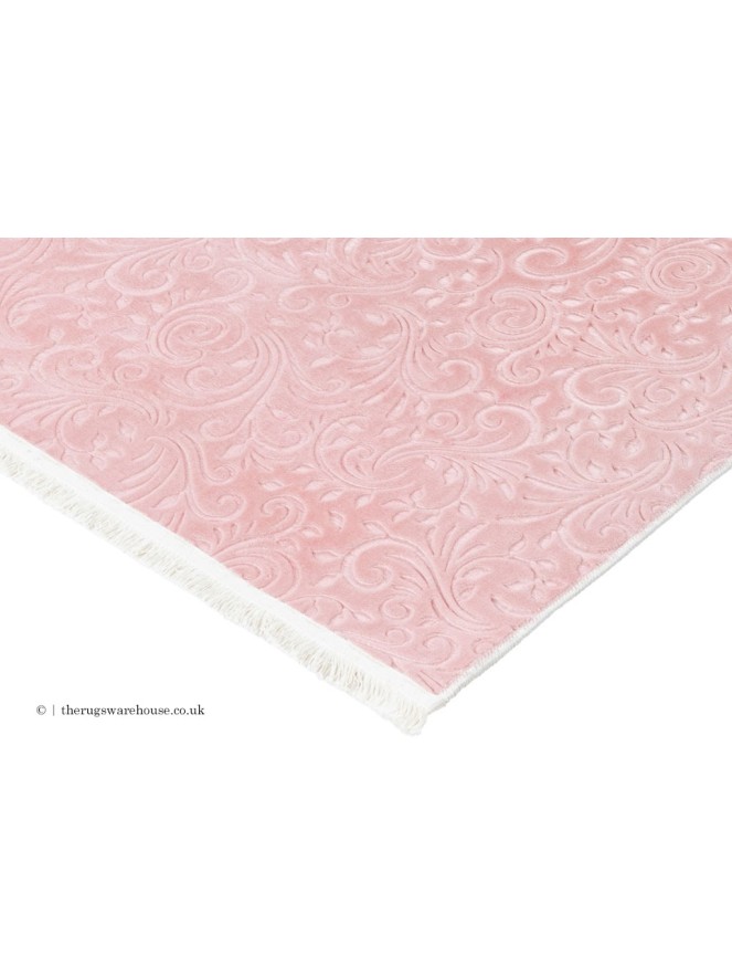 Peri Damask Pink Rug - 3