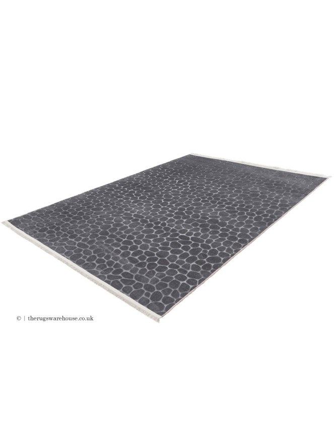 Peri Stones Graphite Rug - 6