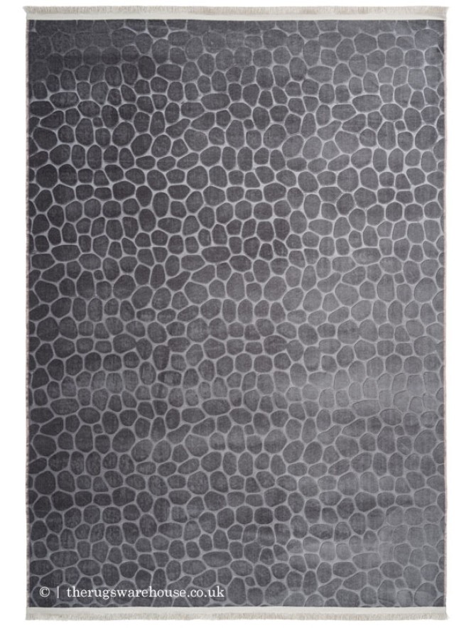 Peri Stones Graphite Rug - 7