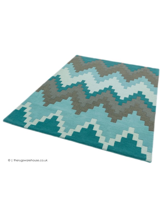 Cuzzo Teal Rug - 6