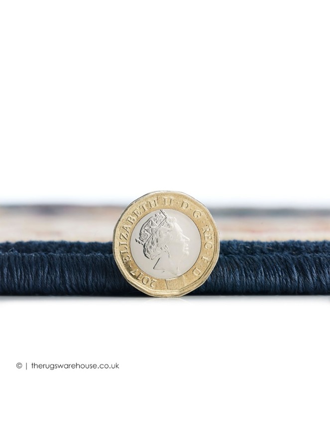 Bashlyk Blue Circle Rug - 3