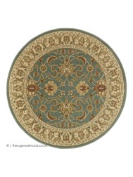 Mulan Green Circle Rug - Thumbnail - 7