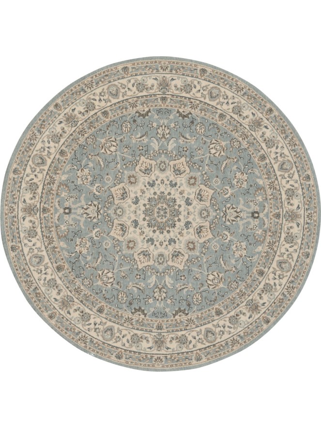 Garzan Aqua Circle Rug - 5