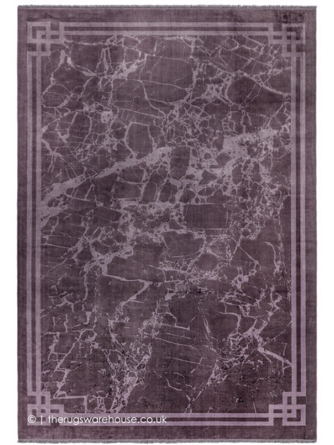 Zehraya Purple Border Rug - 5