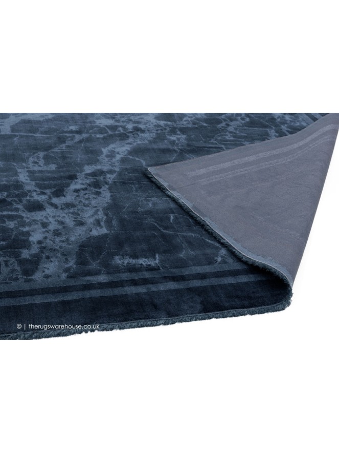 Zehraya Blue Border Rug - 4