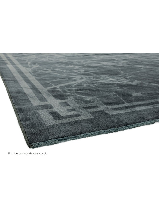 Zehraya Grey Border Rug - 5