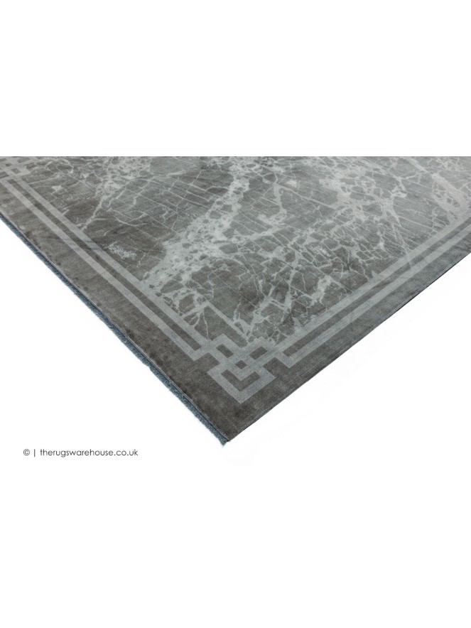 Zehraya Silver Border Rug - 3