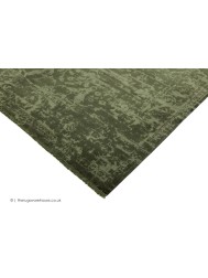 Zehraya Green Vintage Rug - Thumbnail - 3