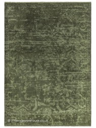 Zehraya Green Vintage Rug - Thumbnail - 8
