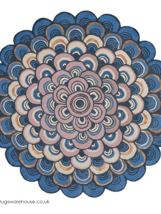 Masquerade Blue Circle