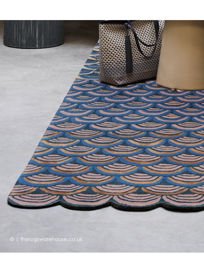 Masquerade Blue Rug - 3