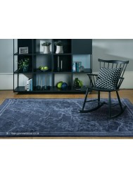 Zehraya Blue Border Rug - Thumbnail - 2