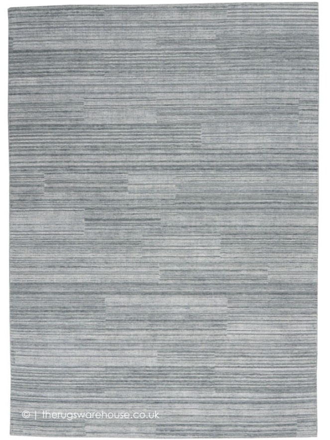 Abyss Blue Grey Rug - 5