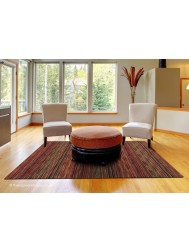 Altea Mini Stripes Red Rug - Thumbnail - 2