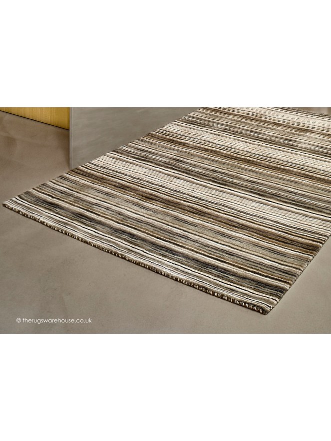 Altea Mini Stripes Beige Rug - 3