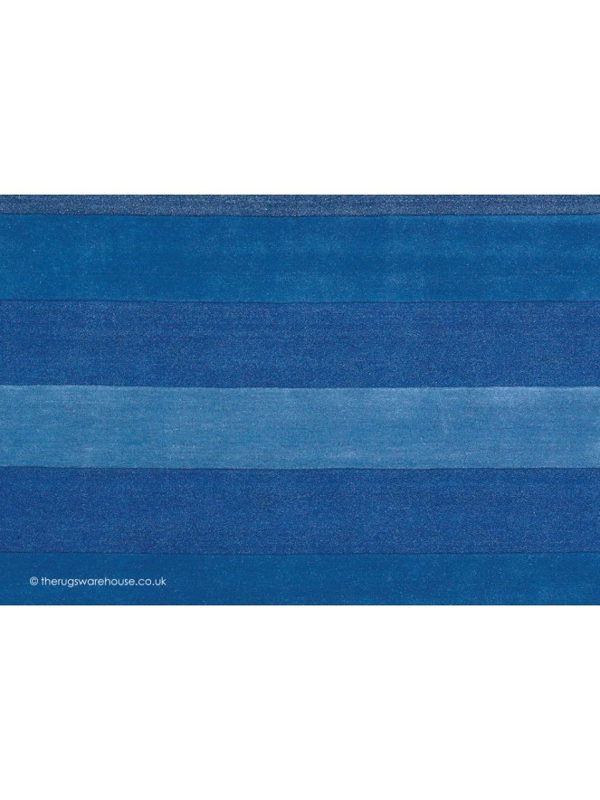 Altea Wide Stripes Blue Rug - 3