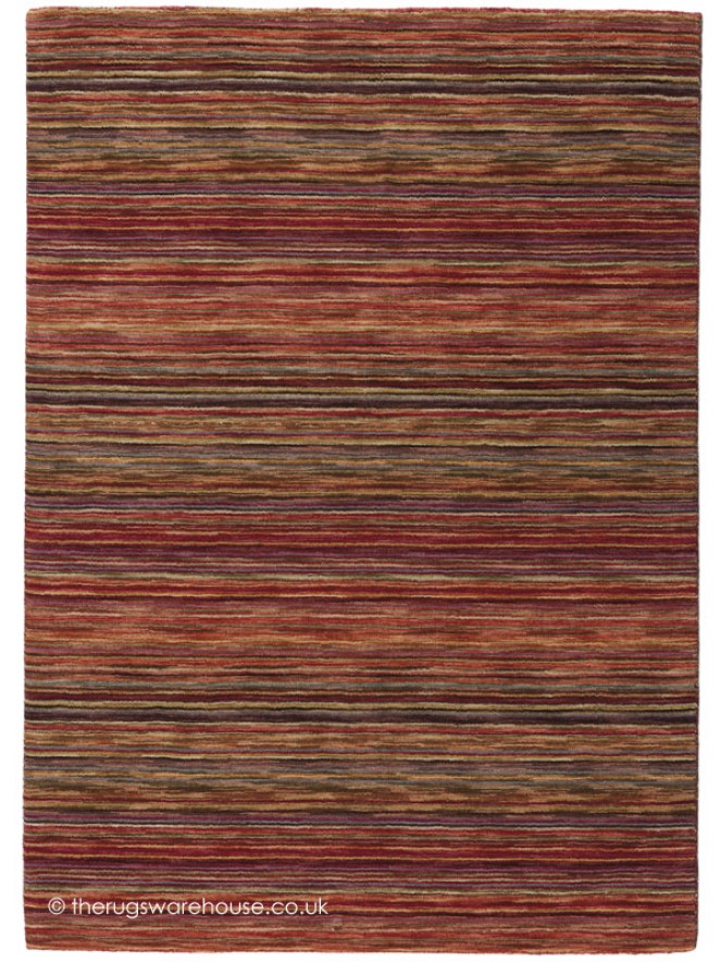Altea Mini Stripes Red Rug - 4