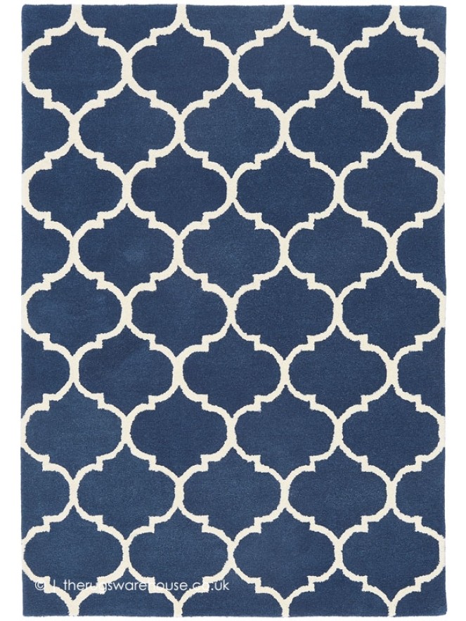 Albany Ogee Blue Rug - 5