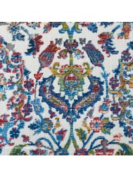 Ankara Ivory Blue Rug - Thumbnail - 9