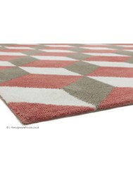 Arlo Blocks Pink Rug - Thumbnail - 3