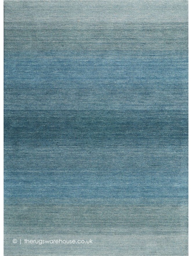 Linear Glow Aqua Rug - 7