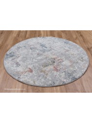 Tibesti Grey Mix Circle Rug - Thumbnail - 2
