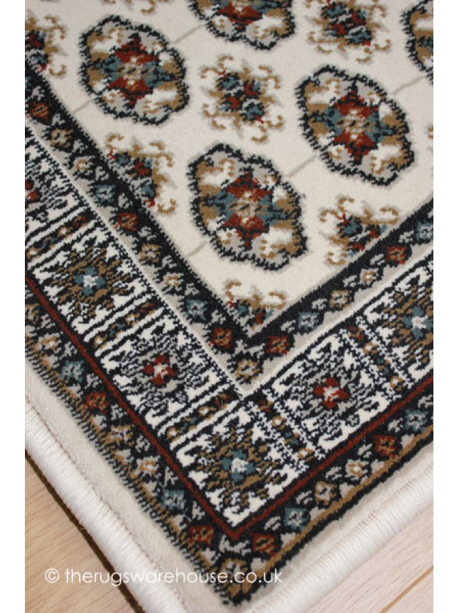 Old Bokara Cream Rug - 3