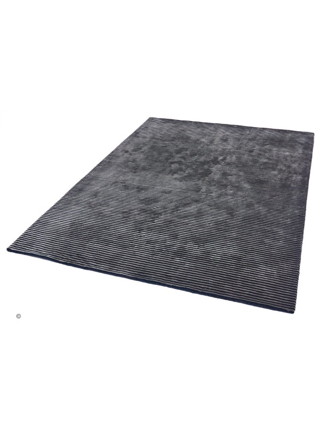 Chrome Stripe Navy Rug - 6