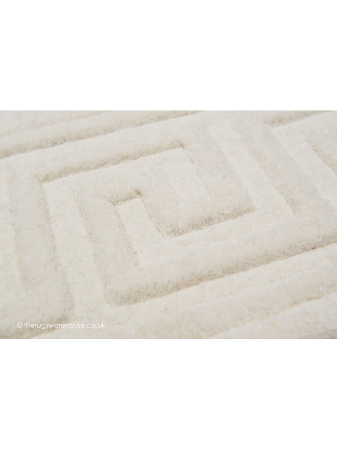 Classic Greek Key Ivory Rug - 7
