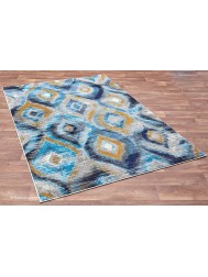 Colores Zena Blue Rug - Thumbnail - 3