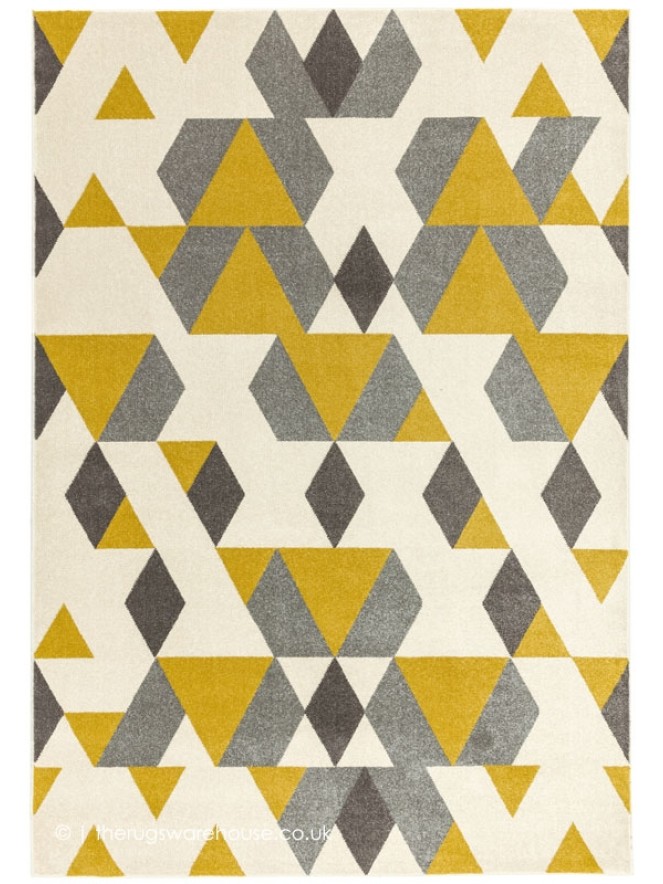 Pyramids Mustard Rug - 6