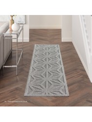 Cozumel Plain Light Grey Runner - Thumbnail - 3