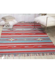 Baja Stripes Red Rug - Thumbnail - 3
