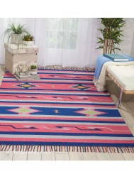 Baja Stripes Pink Rug - Thumbnail - 3