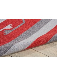 Baja Stripes Red Rug - Thumbnail - 5