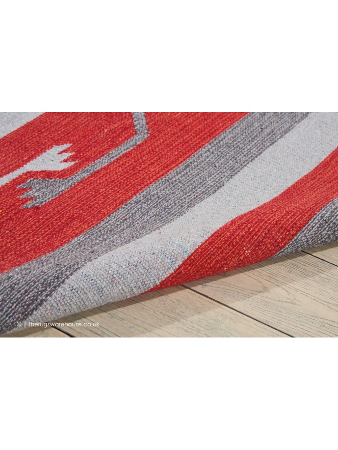 Baja Stripes Red Rug - 5