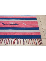 Baja Stripes Pink Rug - Thumbnail - 7