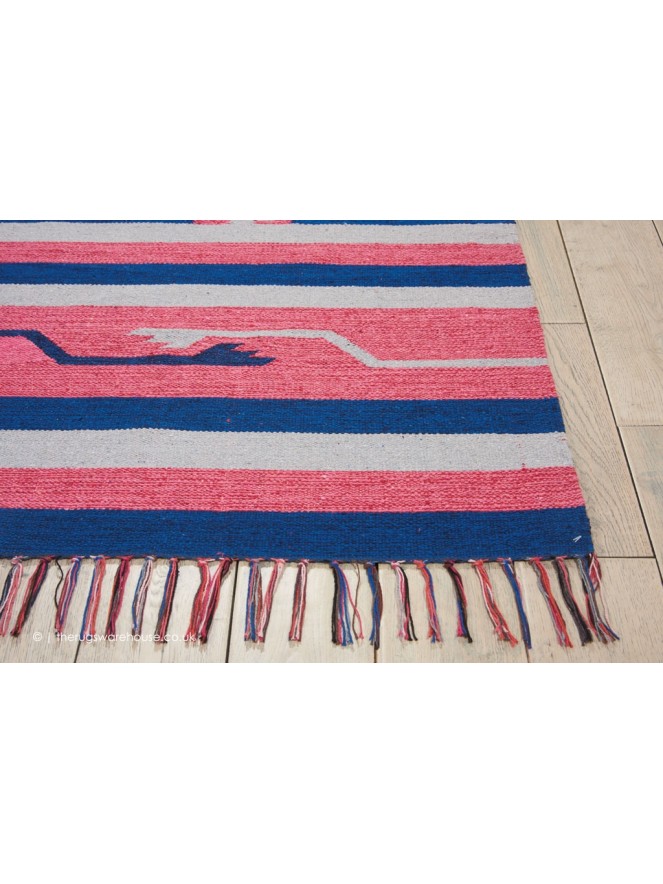 Baja Stripes Pink Rug - 7