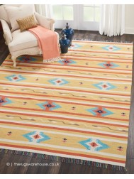 Baja Stripes Yellow Rug - Thumbnail - 2