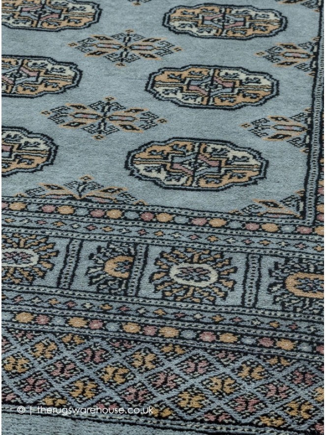 Bokhara Blue Rug - 4