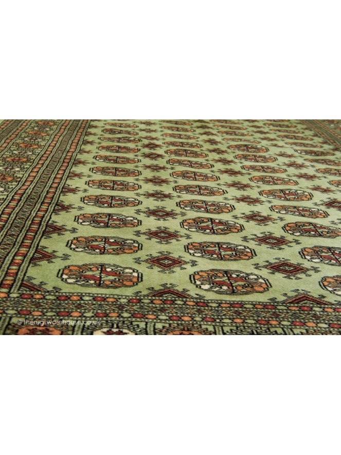 Bokhara Green Rug - 9