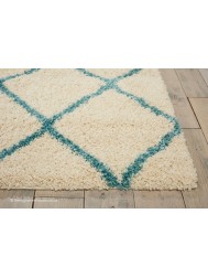 Brisbane Ivory Aqua Rug - Thumbnail - 3