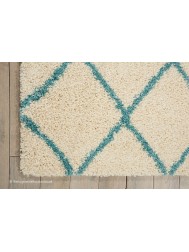 Brisbane Ivory Aqua Rug - Thumbnail - 4