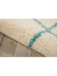 Brisbane Ivory Aqua Rug - Thumbnail - 5