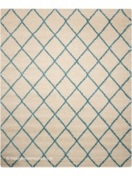 Brisbane Ivory Aqua Rug - Thumbnail - 8