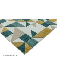 Sketch Shapes Green Rug - Thumbnail - 3