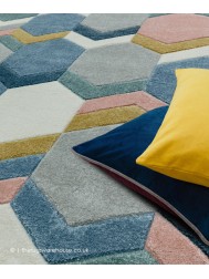 Sketch Hexagon Multi Rug - Thumbnail - 3