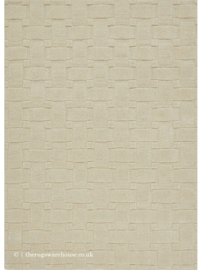 Basket Weave Ivory Rug - 6